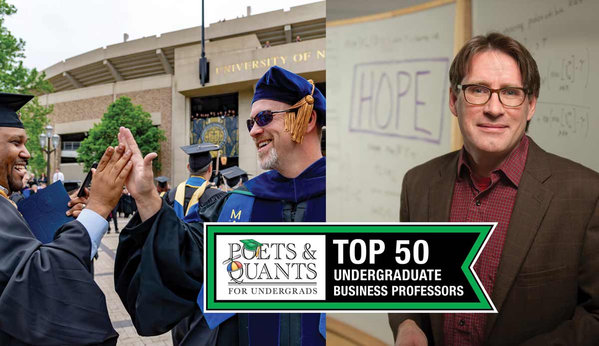 Professors who were recognized by Poets & Quants