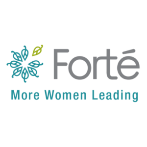 Forte Foundation logo with subline reading 'More Women Leading'