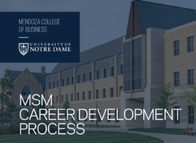 graphic titled MSM Career Development process