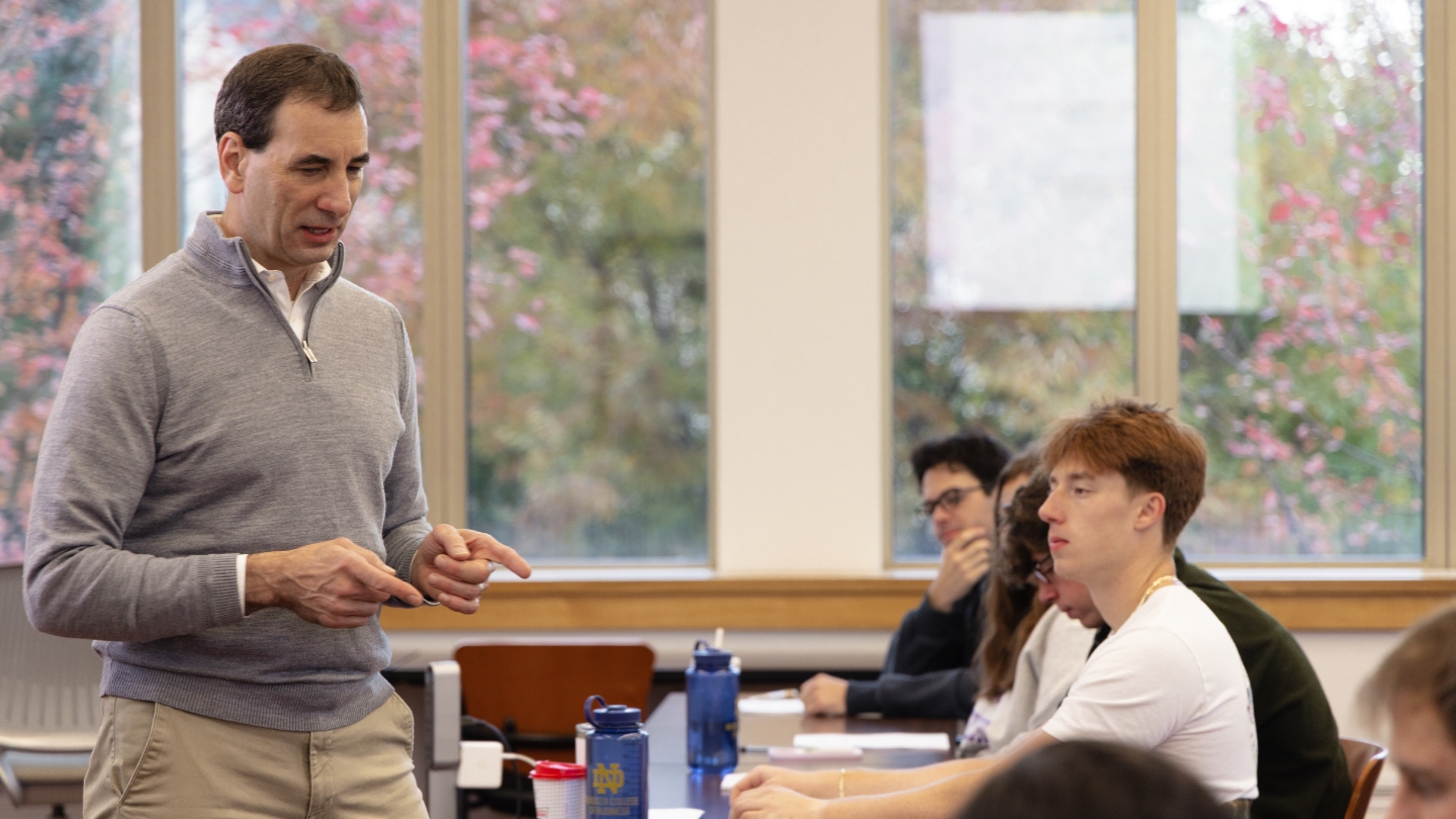 Jim Sieda MSA Academic Director teaching class